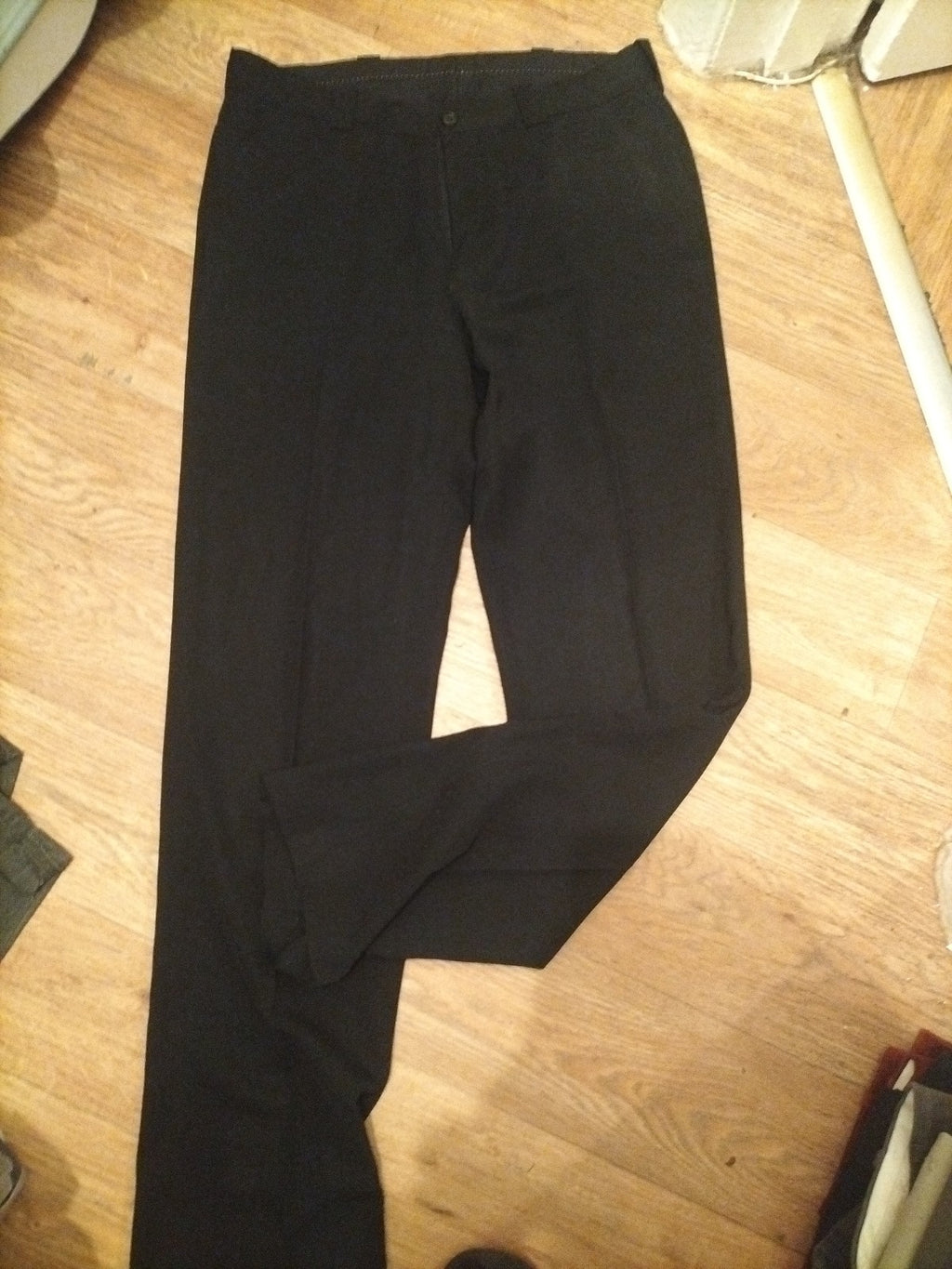 Mens Pegasus Size 42" Black Trousers