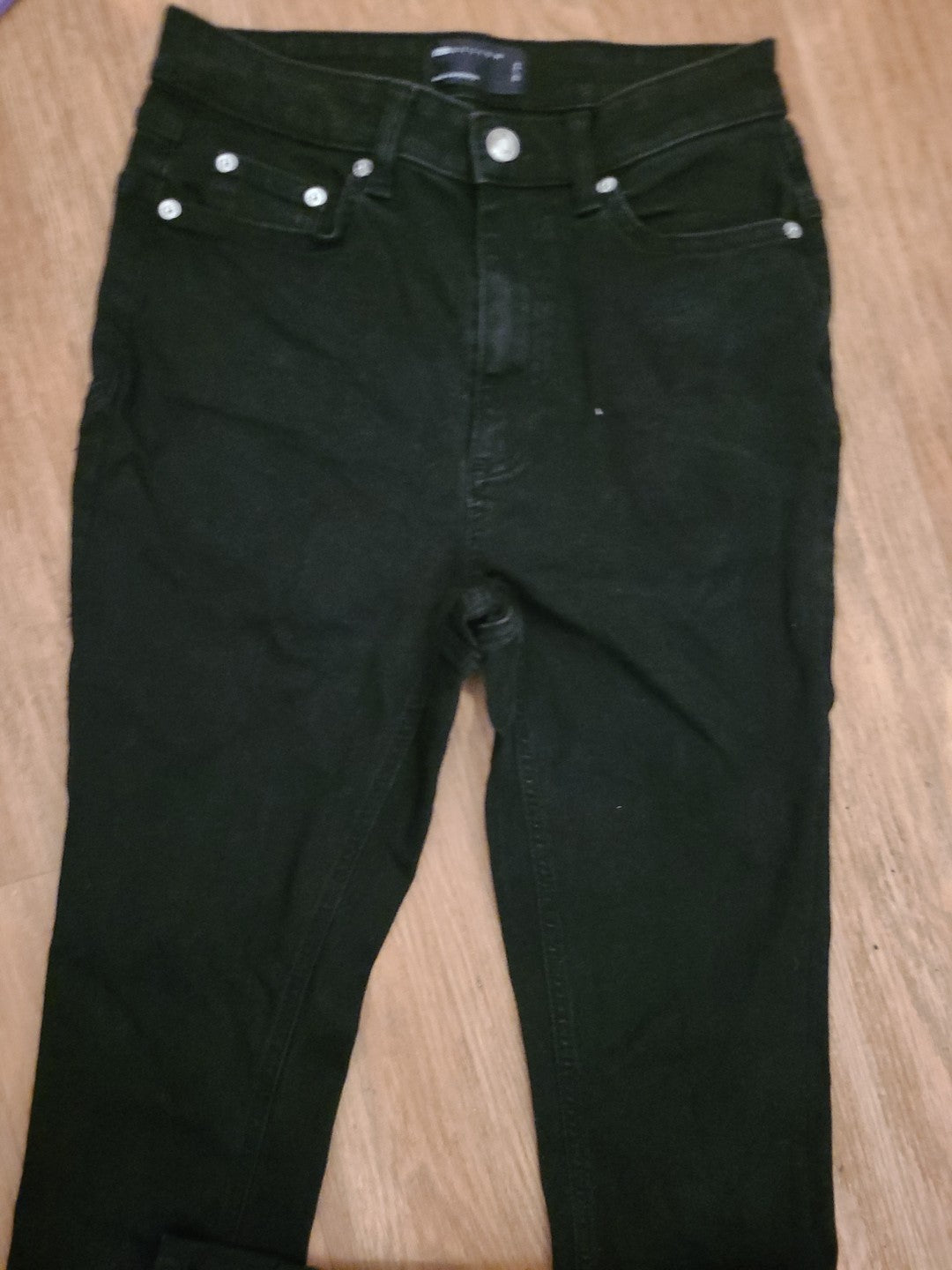 Ladies Asos Size 28x34 Black Slim Jeans