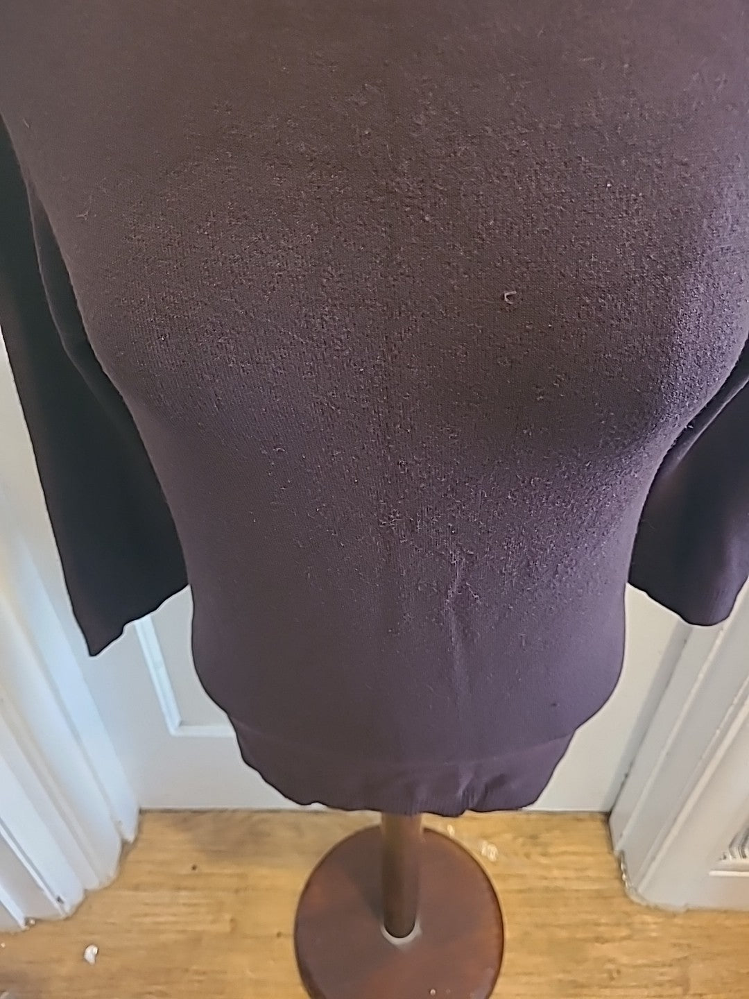 Ladies Alex&Co Size 8 Dark Brown Long Sleeved Roll Neck