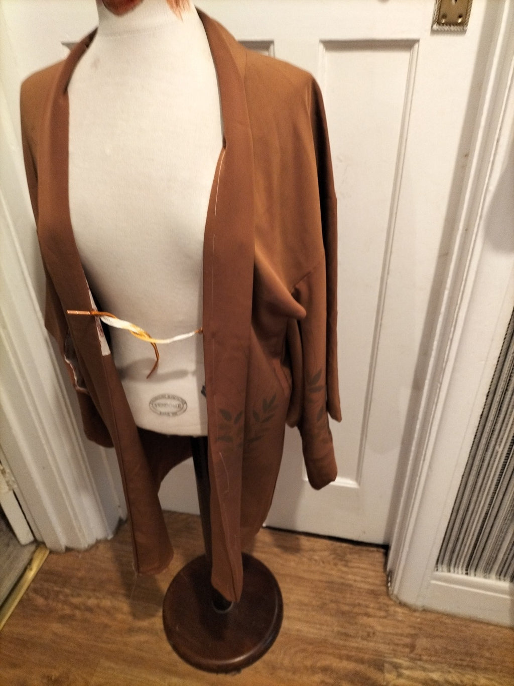 Ladies Size XL Brown Lined Long Sleeved Blazer