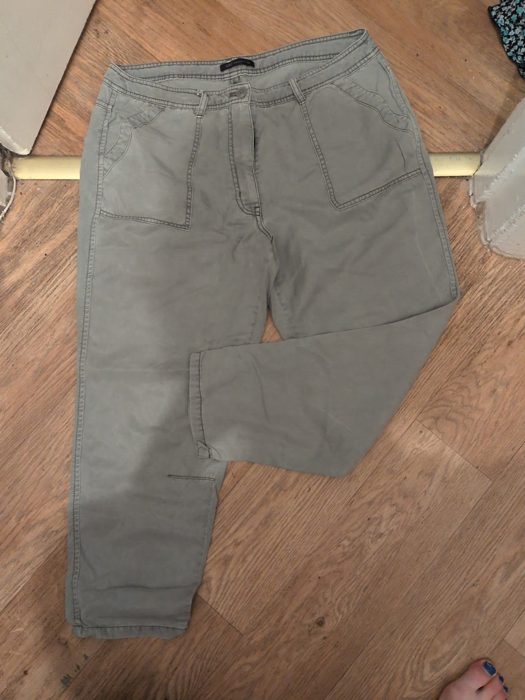 M&S Collection 16 Short Light Grey Jeans