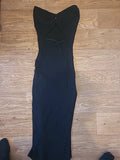 Ladies Giorgia Size Small To Medium Black Sleeveless Long Dress