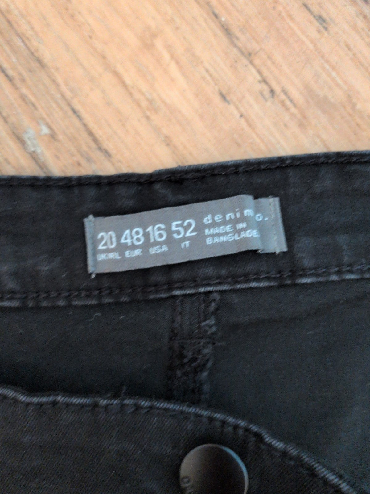 Denim&Co 20 Black Jeans Straight