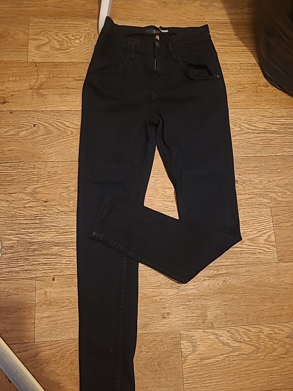 Mens Topshop Size 28x30 Black Slim Jeans