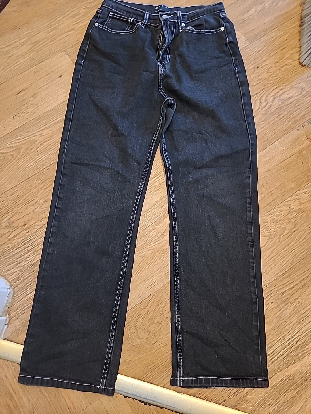 Mens Asos Size 30x32 Dark Grey/Navy Denim Jeans