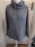 Primark 20 Grey Fleck Pullover Hoodie