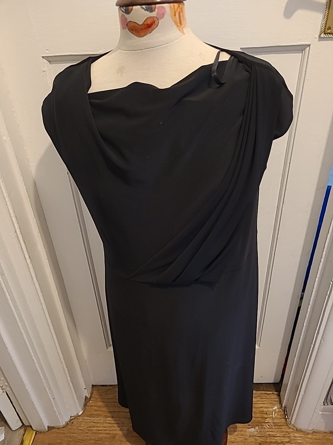Ladies CC Size XL Black Sleeveless Scoop Neck Dress