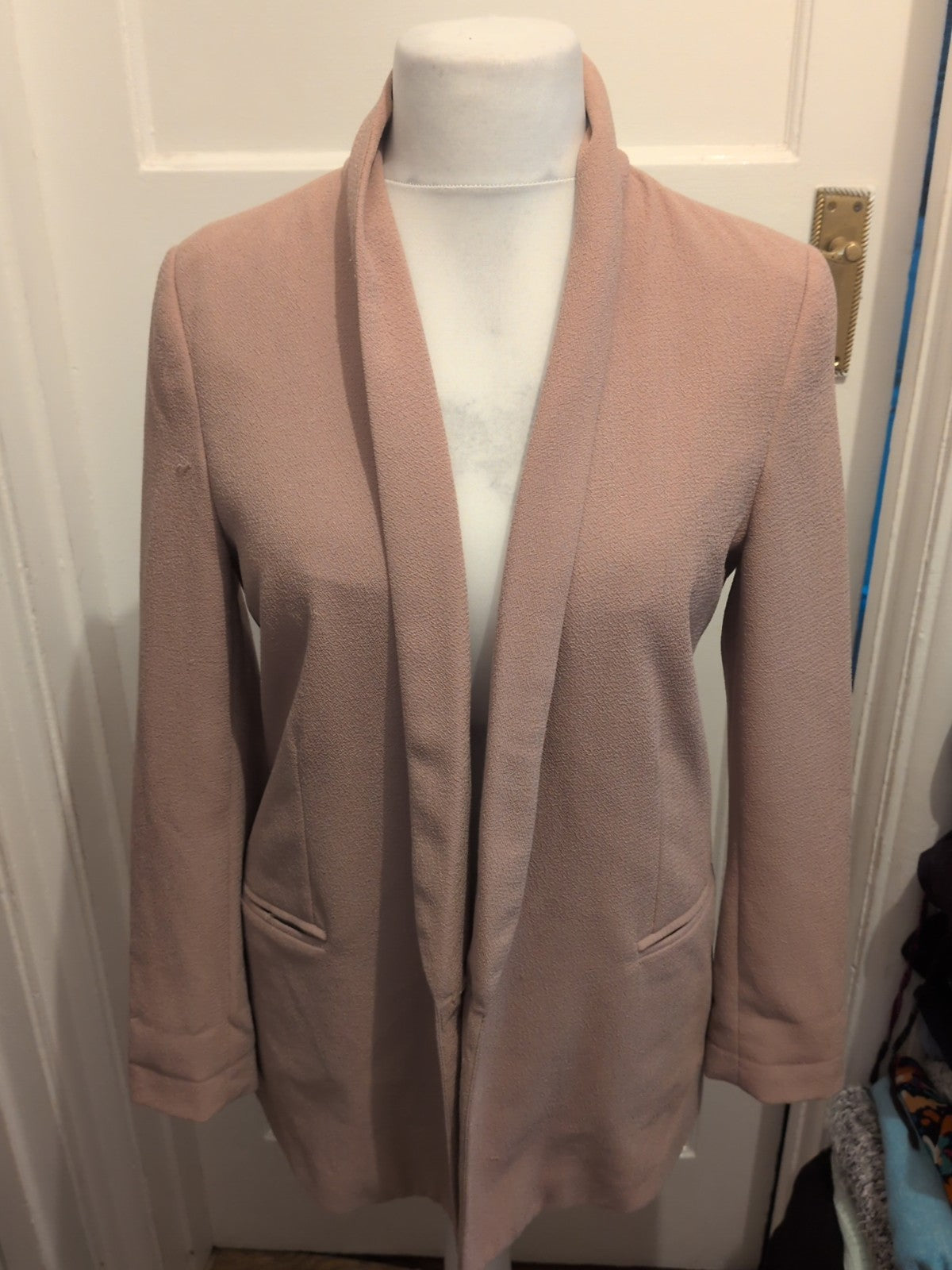 Ladies Wallis Size 14 Beige Lined Blazer