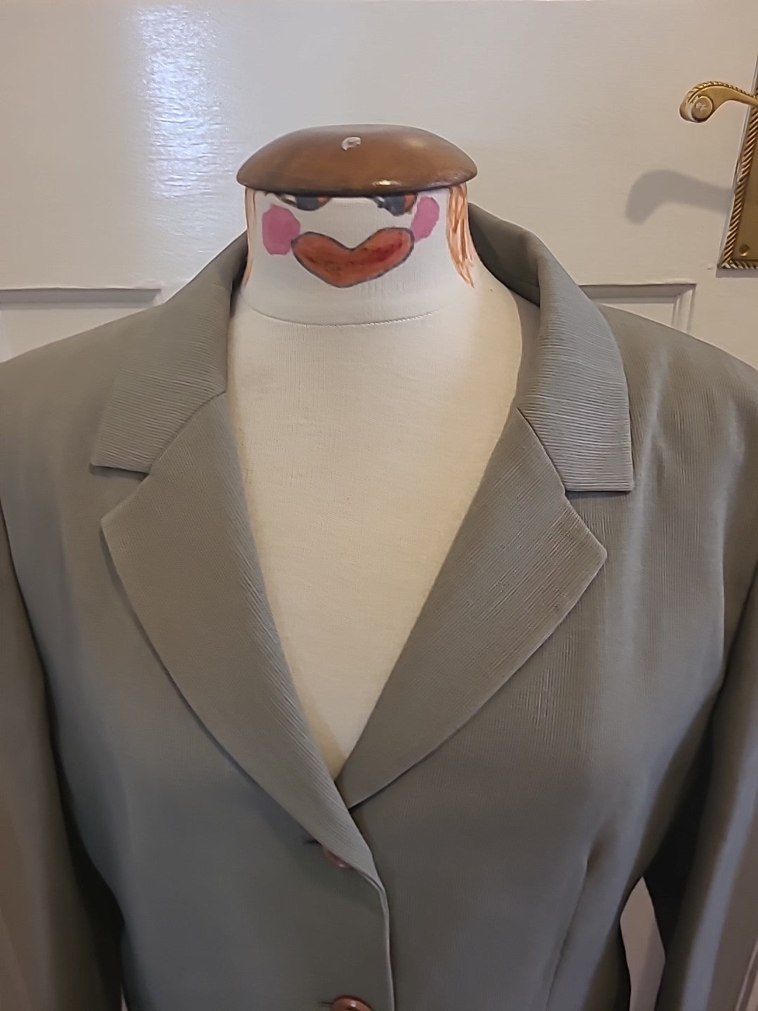 Mens Scott Taylor Size 20 Grey Padded Suit Jacket