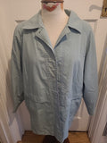 Ladies Dannimac Size 16 Blue Lined Jacket