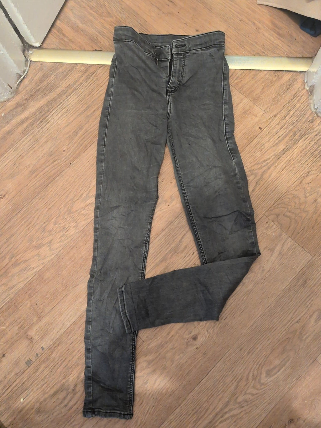 Topshop 26x32 Grey Jeans Slim