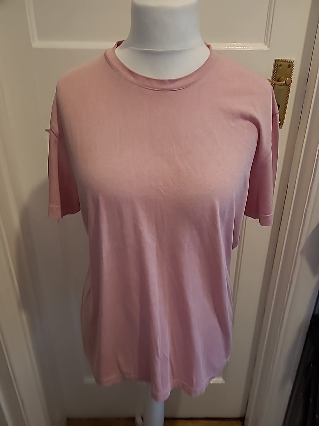 Mens George Size Large Pink Short Sleeved Tshirt