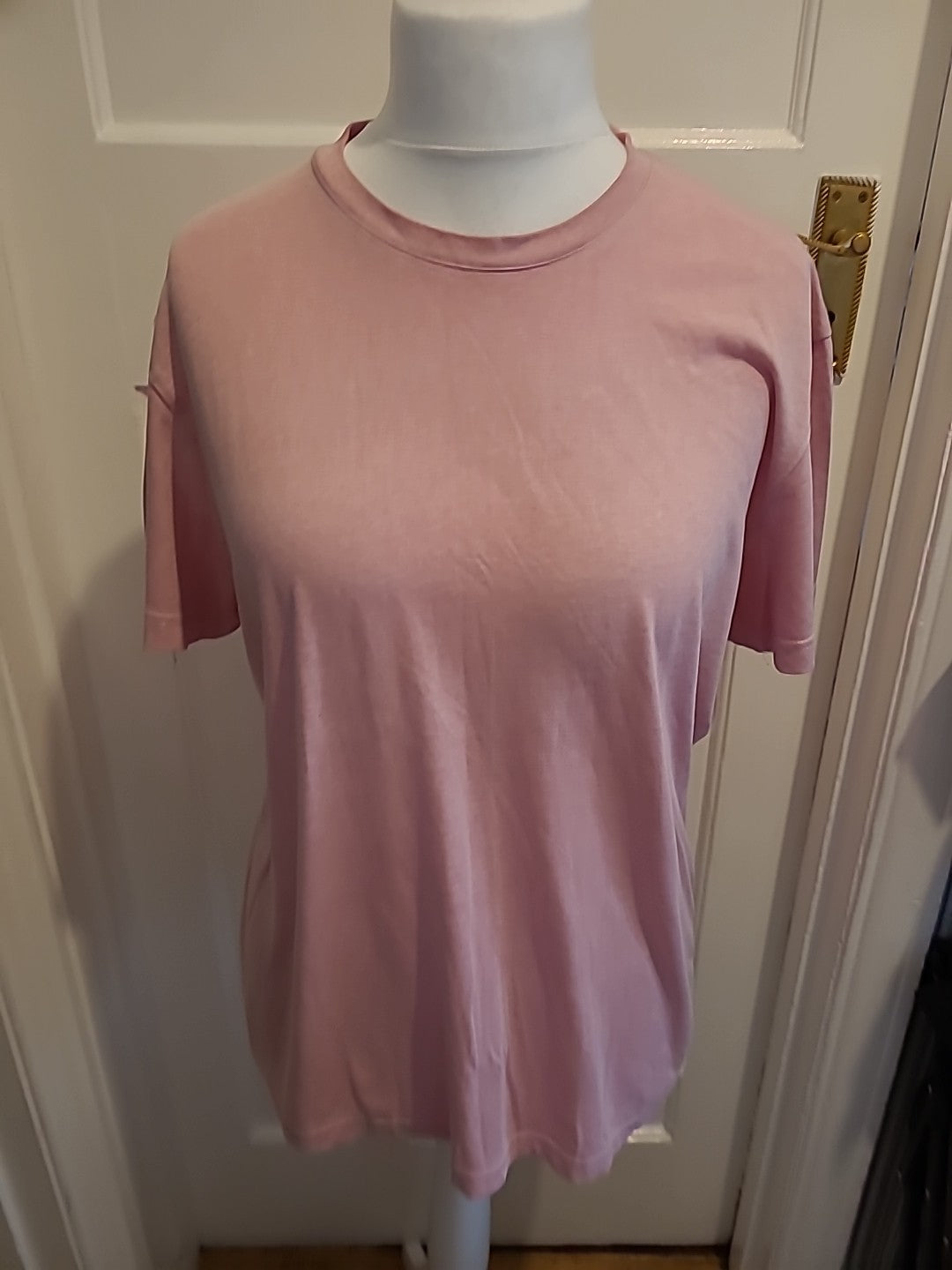 Mens George Size Large Pink Short Sleeved Tshirt