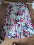 Nightingales 18 Floral Long Length Elasticated Skirt