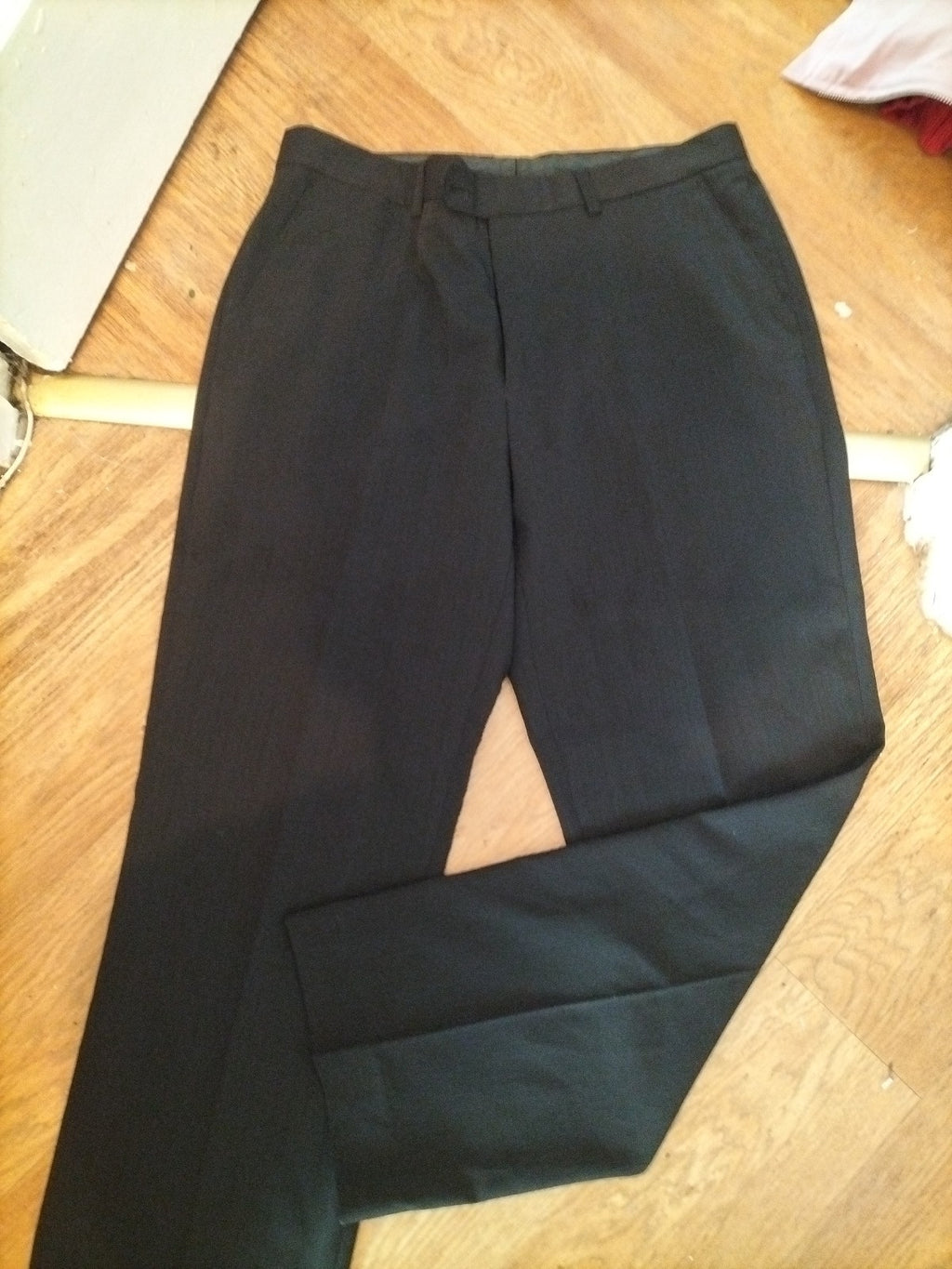 San Luca 34R Black Smart Trousers