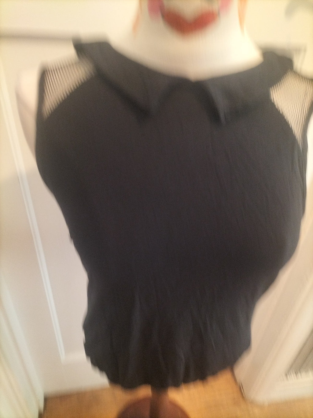Ladies Primark Size 10 Black Sleeveless Tshirt