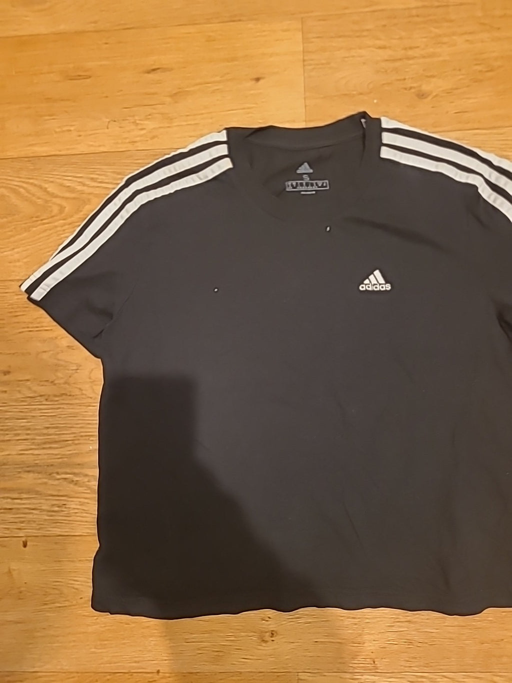 ladies size small uk 8/10 Adidas black t-shirt
