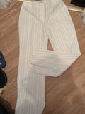 La Redoute 16 Cream Pinstripe Trousers