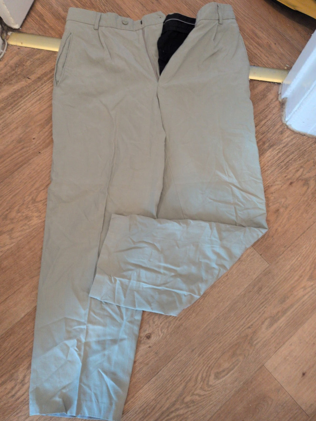 Next 34short Natural Smart Trousers