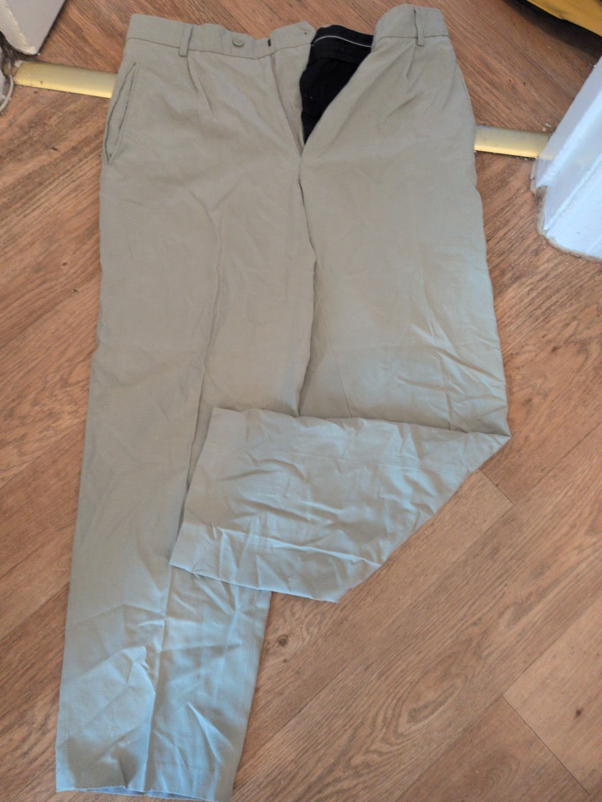 Next 34short Natural Smart Trousers