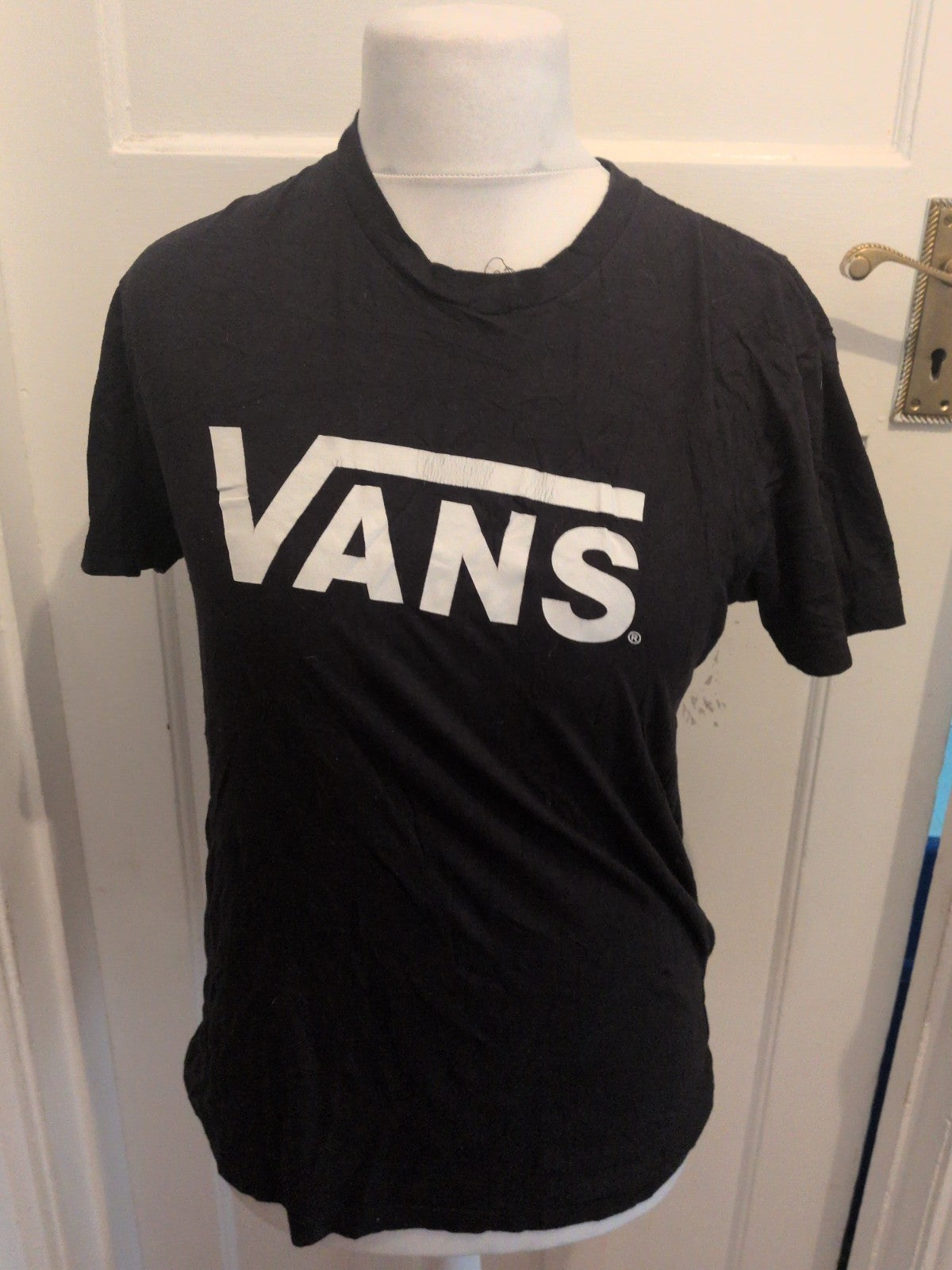 Vans Medium Black Classic Fit Print Short Sleeve T-shirt