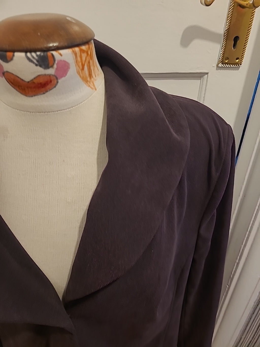 Ladies Bellymod Lifestyle Size 16 Rrp £67.50 Purple Padded Lined Blazer