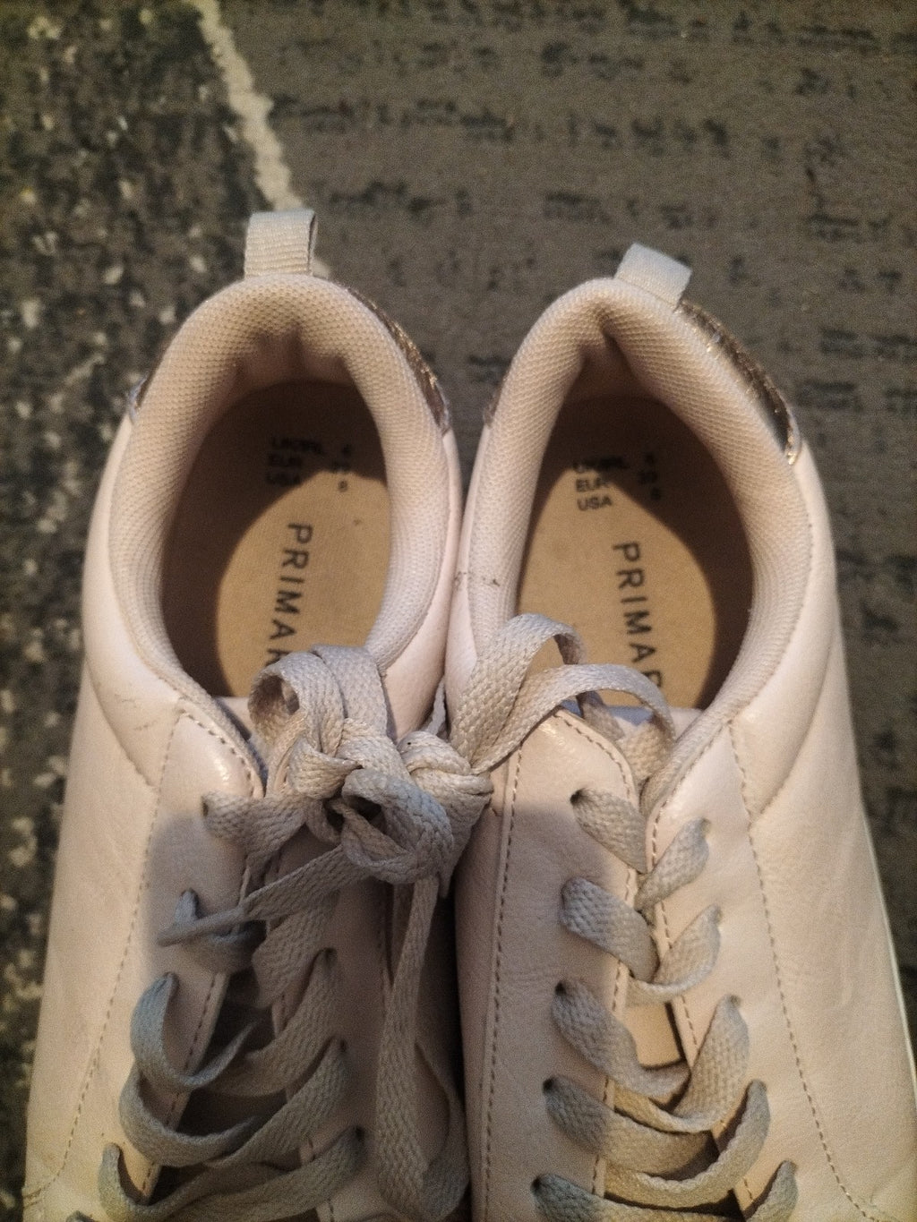 Ladies Primark Size 6 Pale Pink Lace Up Trainers