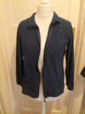 Ladies Marks And Spencer Size 14 Navy Zipped Jumper