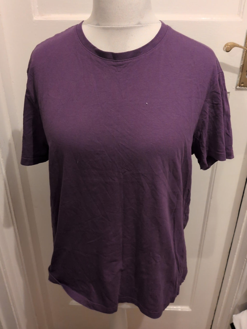 TU Man Large Purple Short Sleeve T-shirt