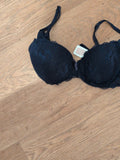 Peacocks 36B Navy Padded And Wired Flower Patterned Bra