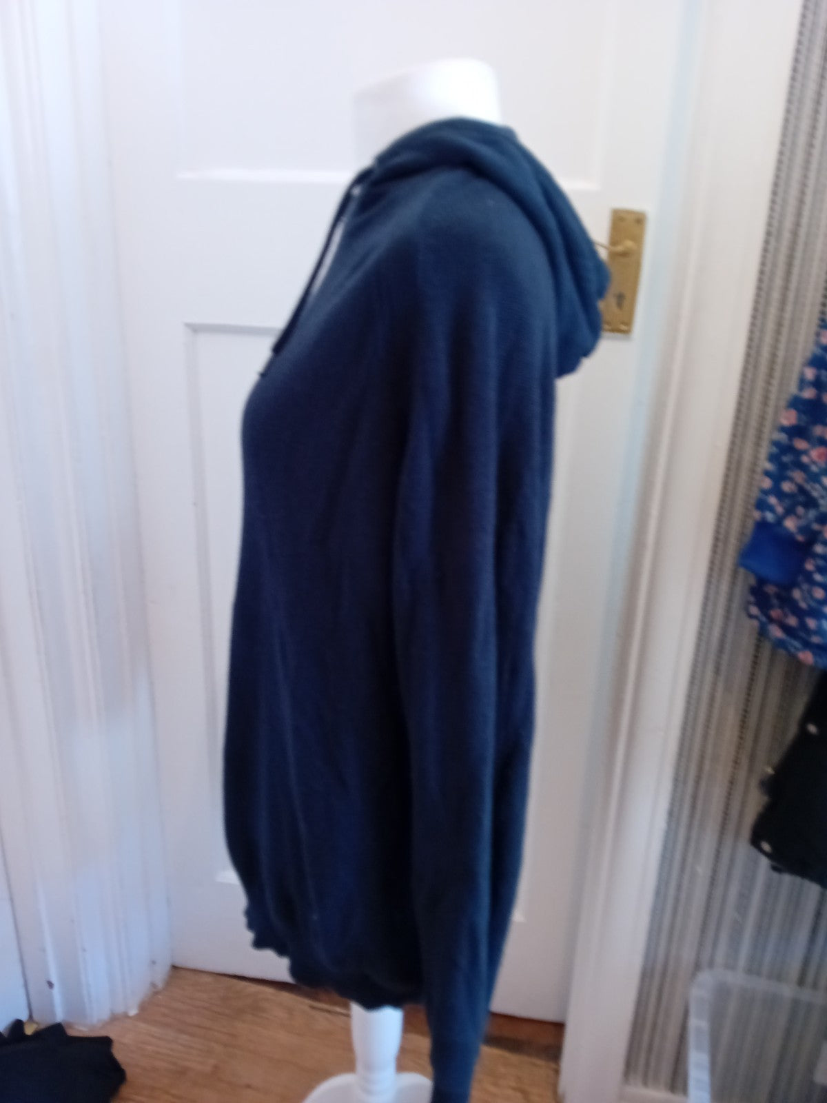 Next XL Navy Hooded Pullover Jumper