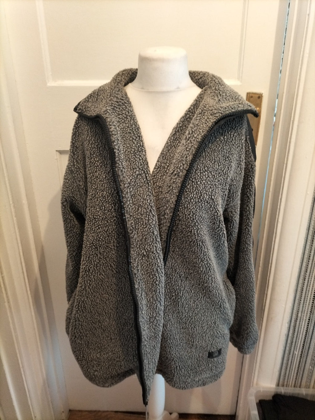Mens Petroleum Size Large Grey Full Zip Jacket