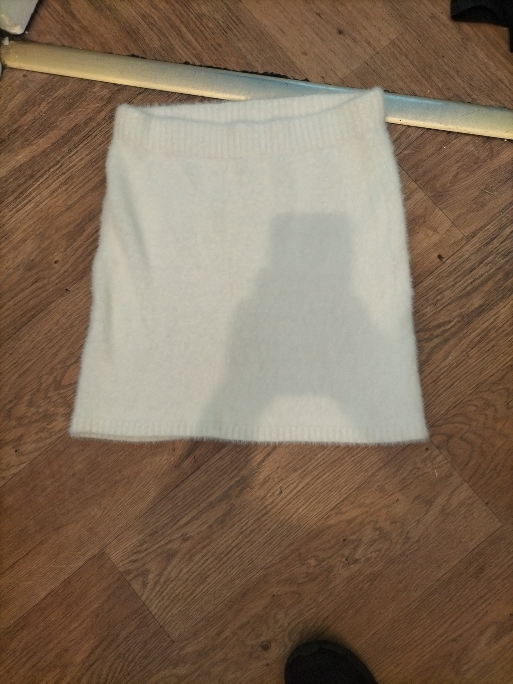 Hollister Small Cream Fluffy Skirt