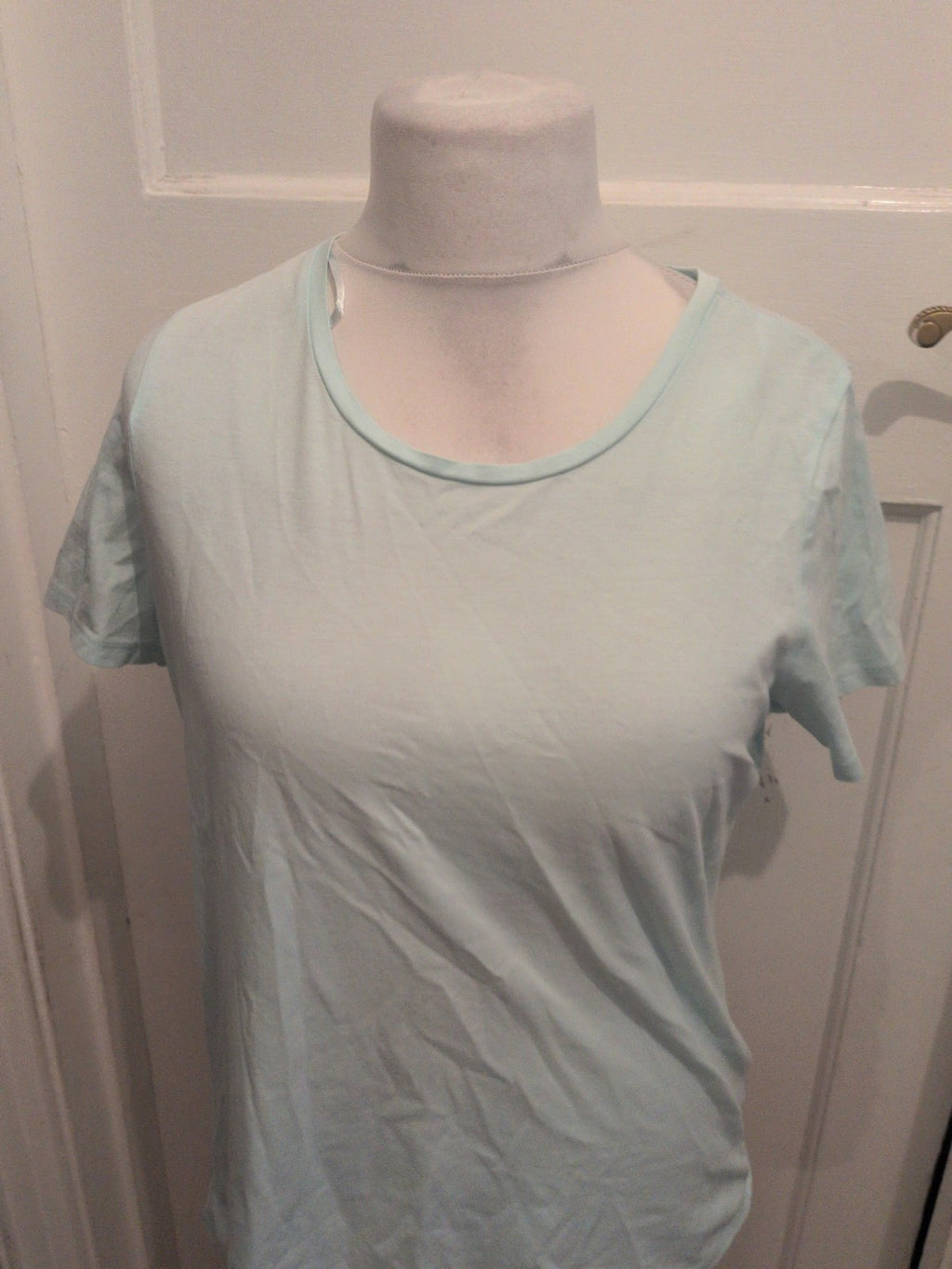 Next 14 Crew Neck T-shirt Short Sleeve Very Pale Blue