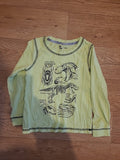 Tu Kids 6-7 Years Green Dinosaur Long Sleeve Pyjamas Top
