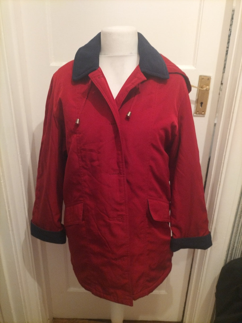 Ladies EWM Size 10 Red Lined Coat