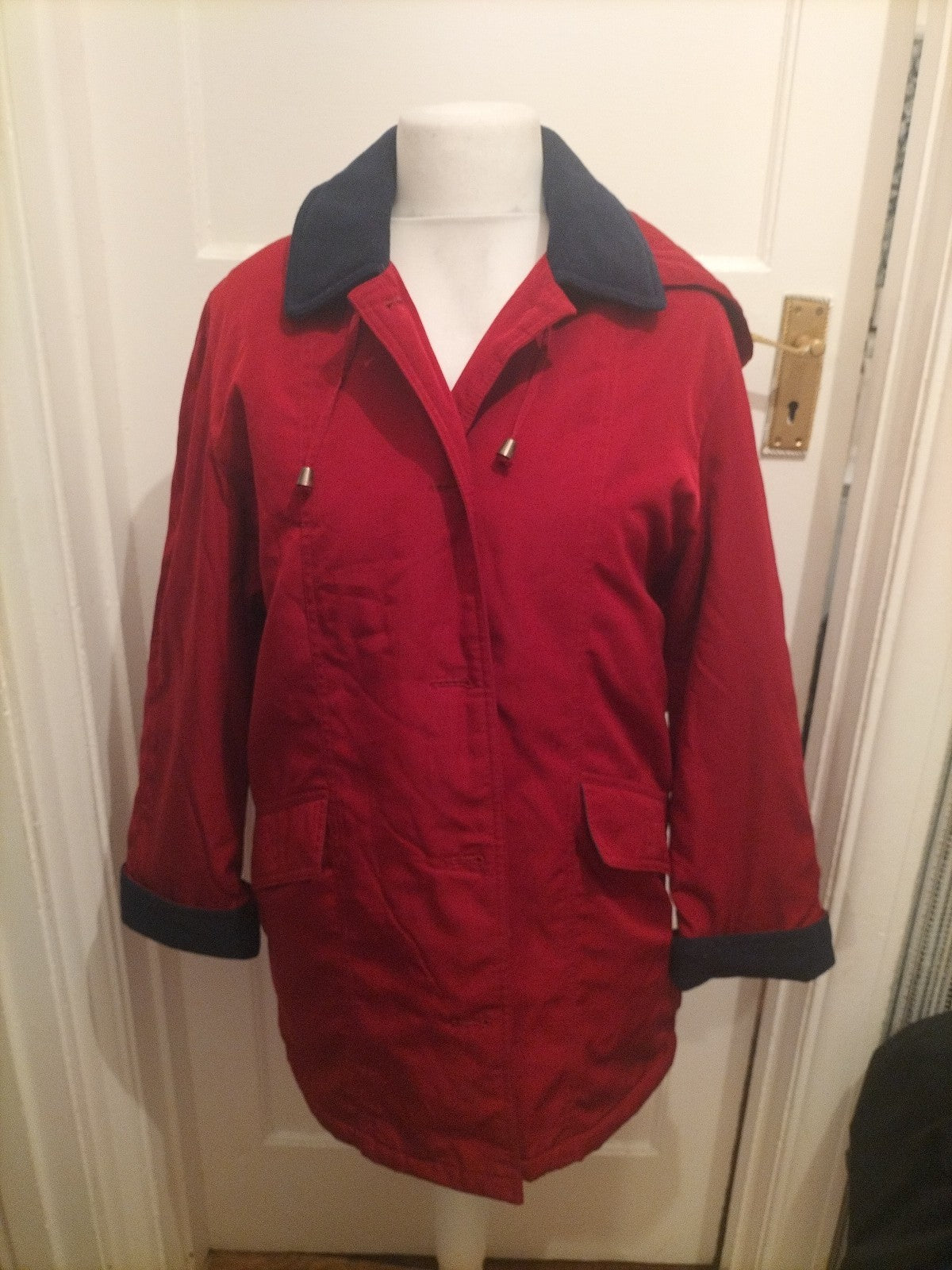 Ladies EWM Size 10 Red Lined Coat