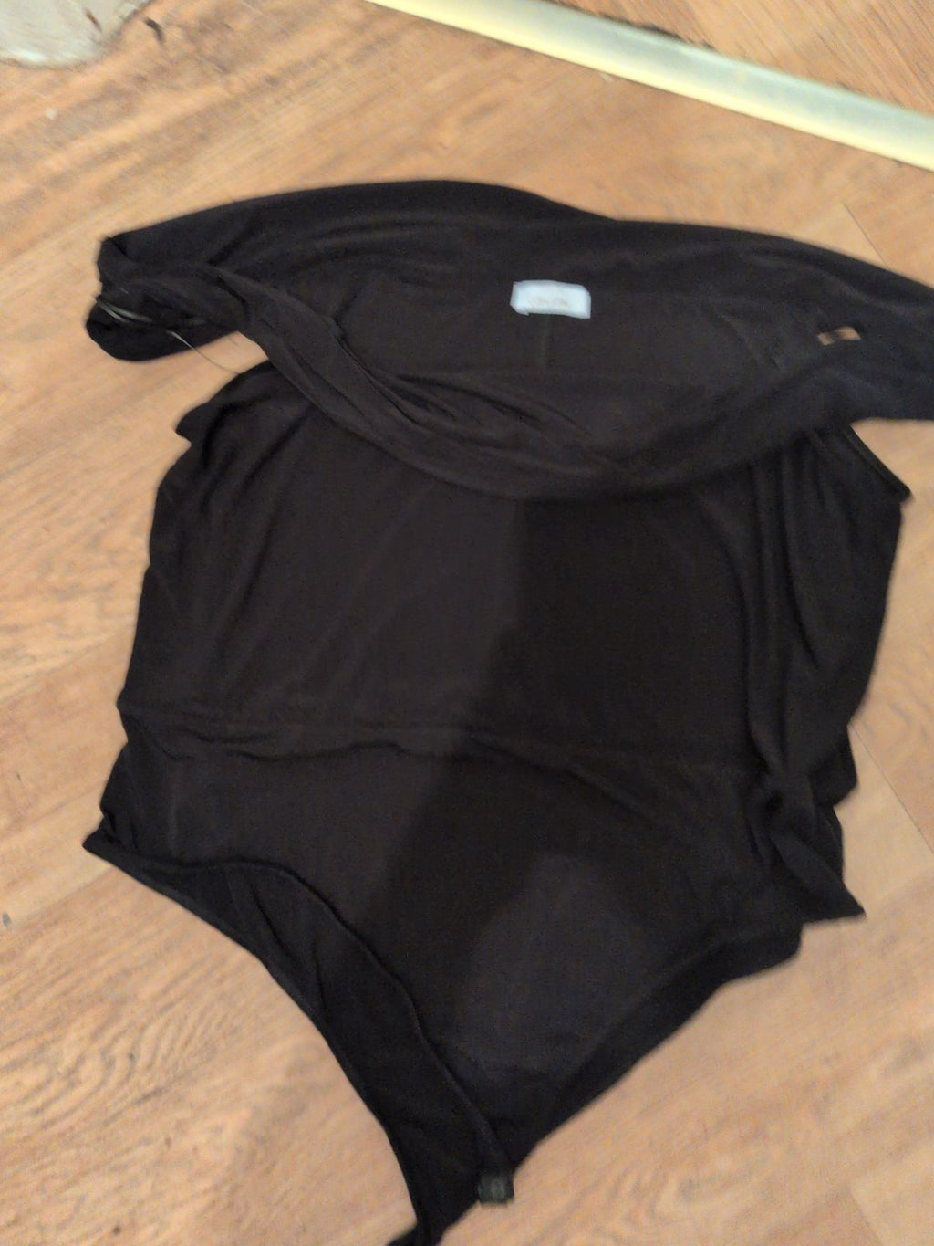 Yours 26-28 Black Sleeveless Bodysuit