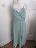Niay XL Pale Turquoise Long Length Sleeveless Dress