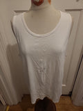 Mens M&S Size 47-49" Chest White Sleeveless Vest Top