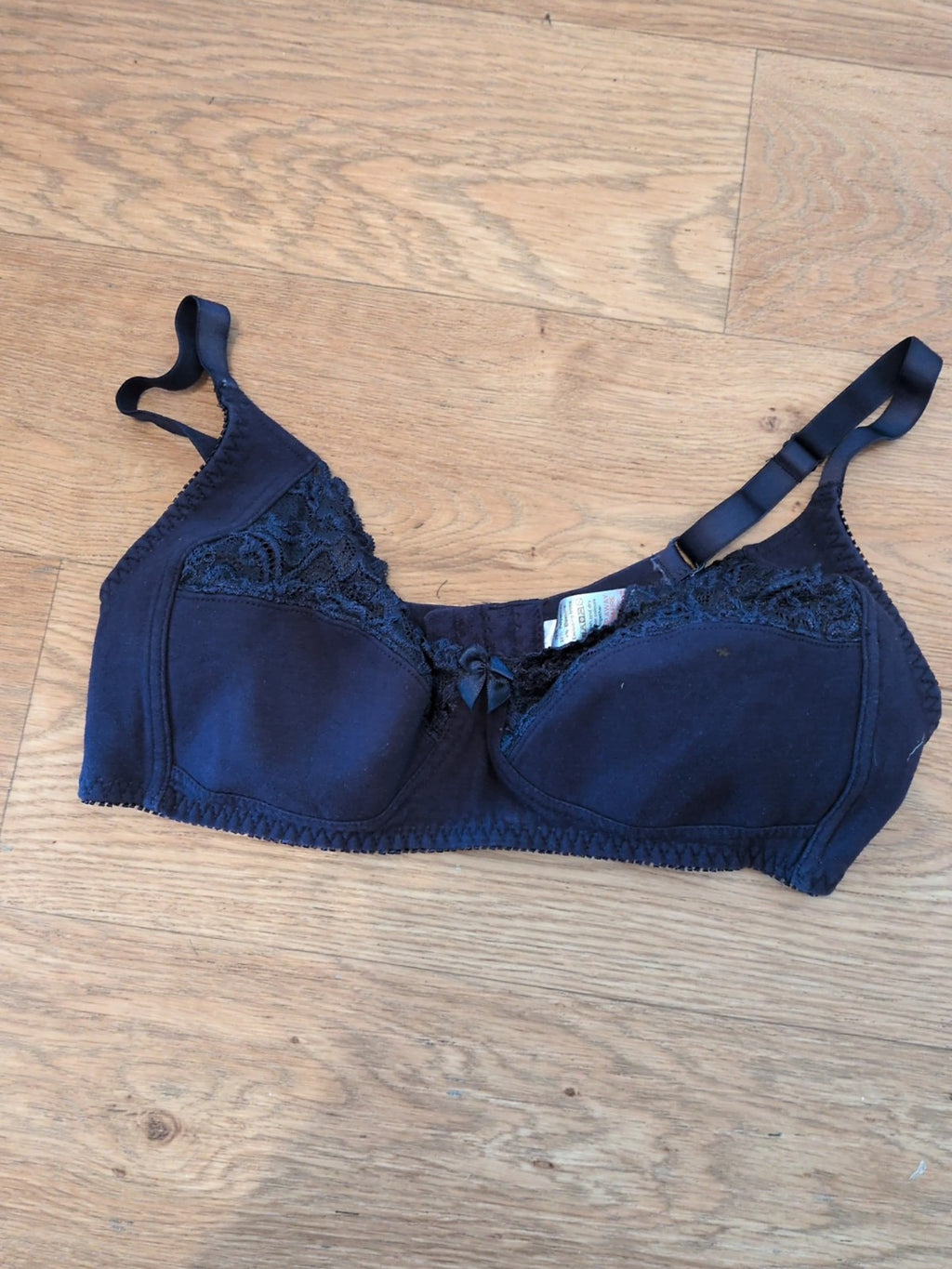 Bonmarche 38B Navy Un Padded No Wire Bra