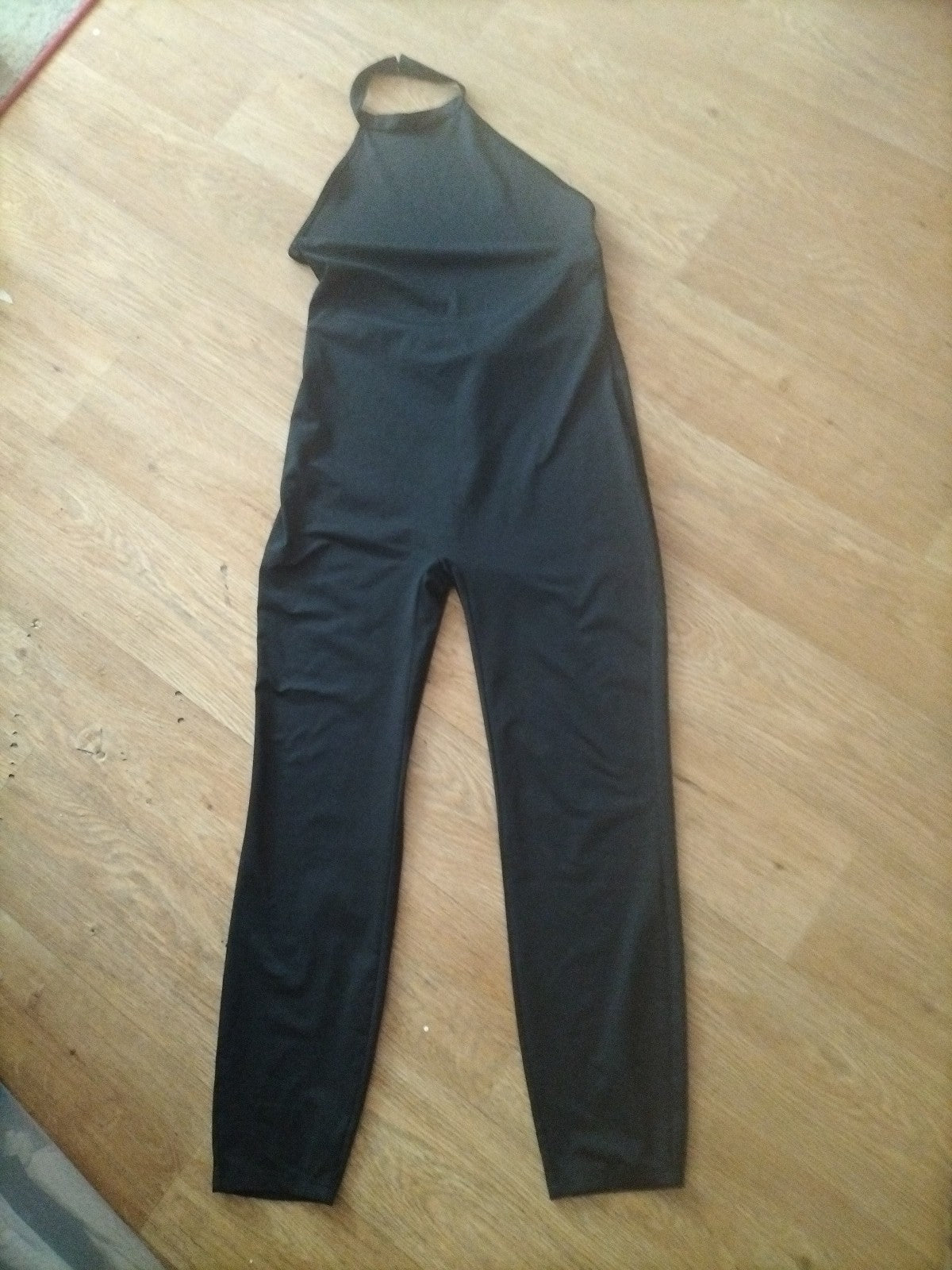 Ladies Size Small Black Halterneck Jumpsuit