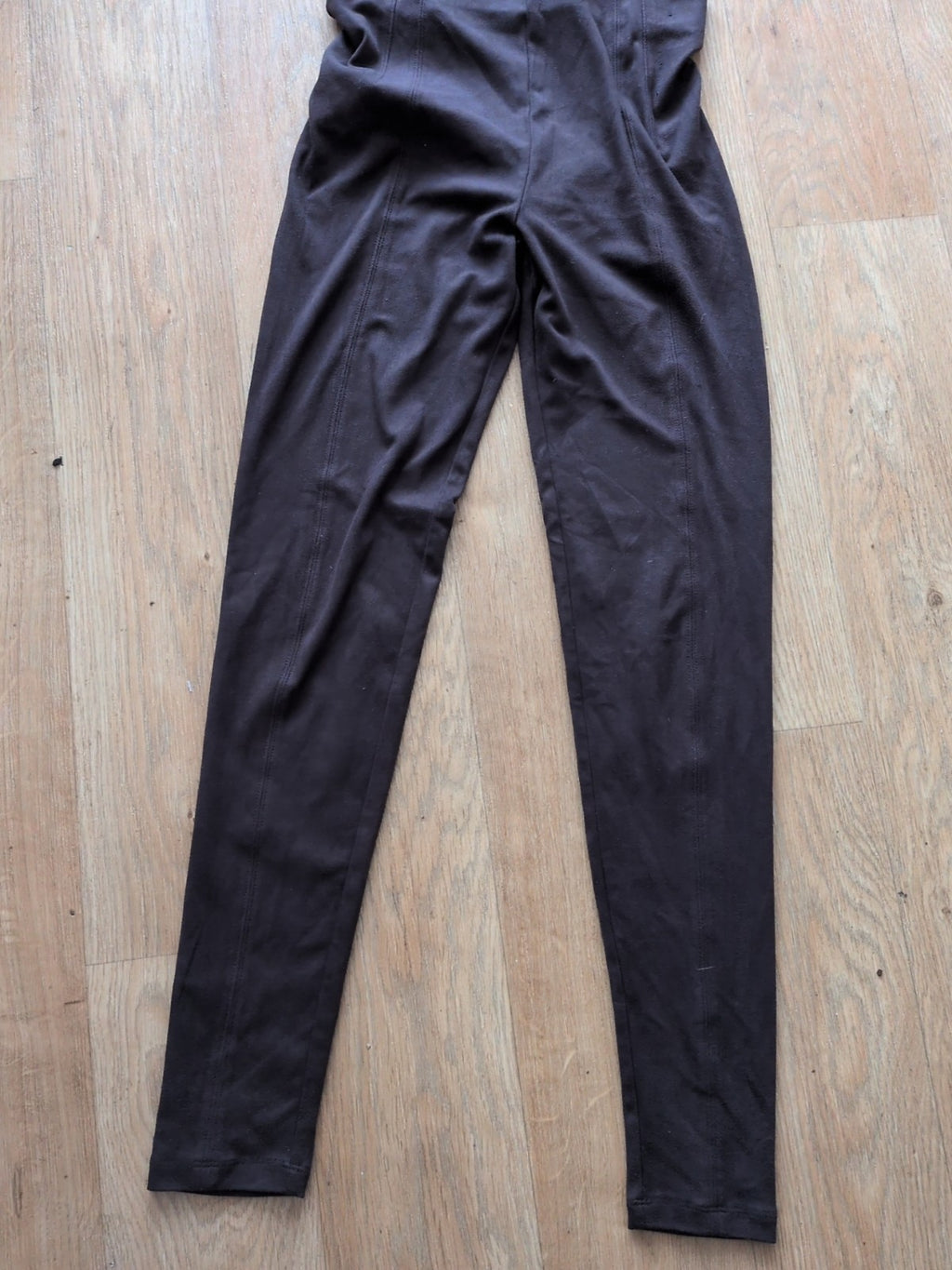 Ladies M&S Collection Size 6 Bitter Chocolate Coloured Stretch Leggings