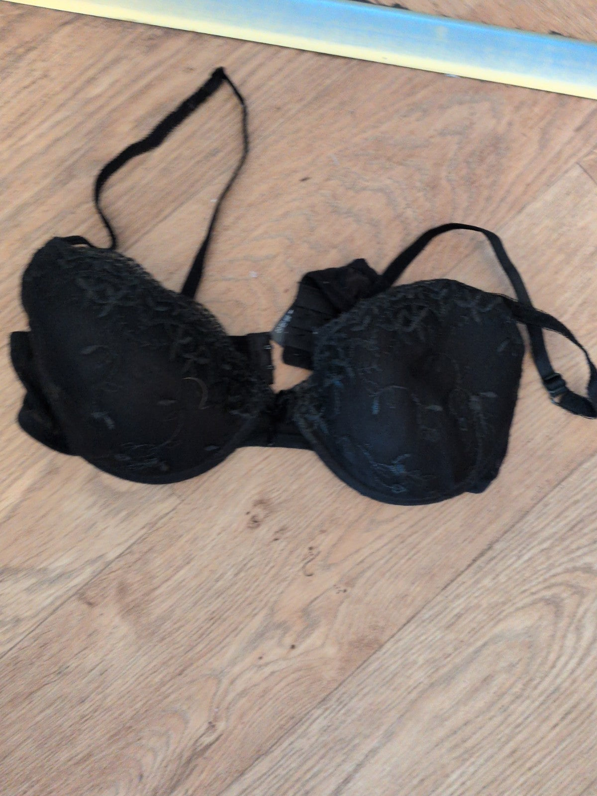 Peacocks Fabulous 36B Black Full Pad Push Up Bra Wired