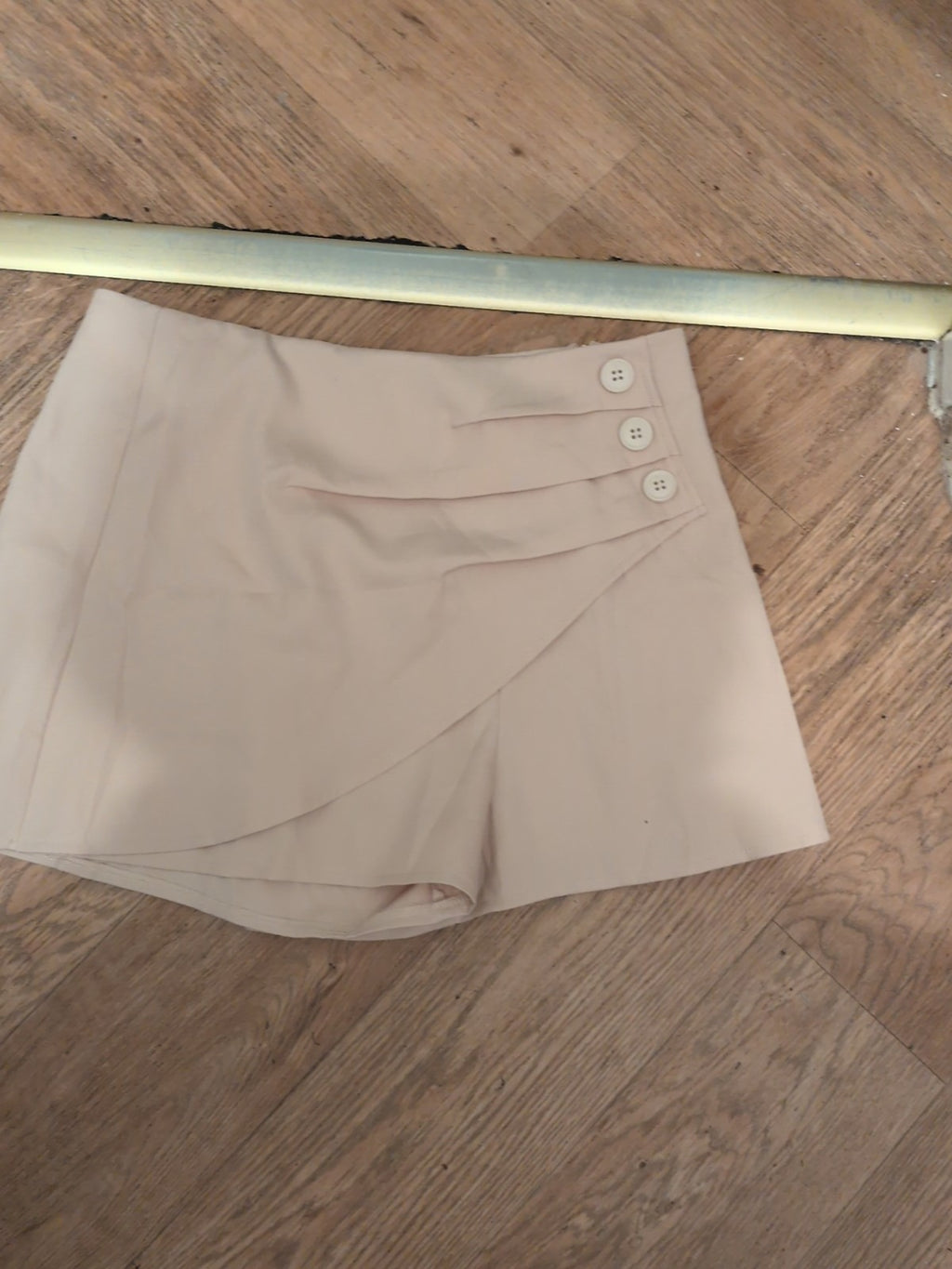 Large Pale Pink Wrap Shorts