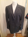 Mens Marks And Spencer Collezione Size 42M Grey Padded Lined Suit Jacket