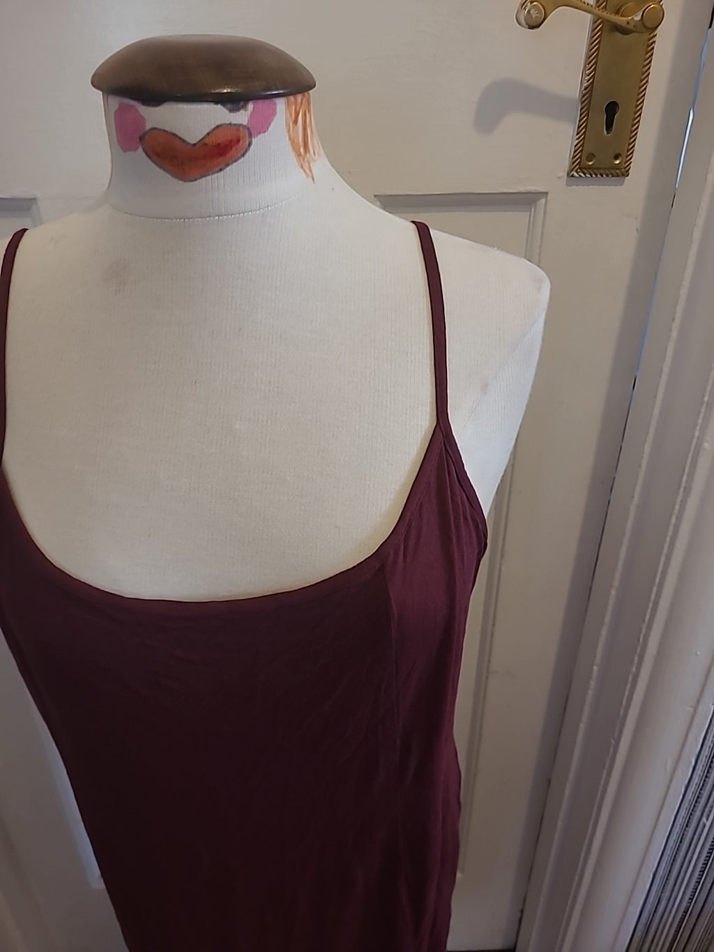 Ladies Size Medium Purple Sleeveless Dress