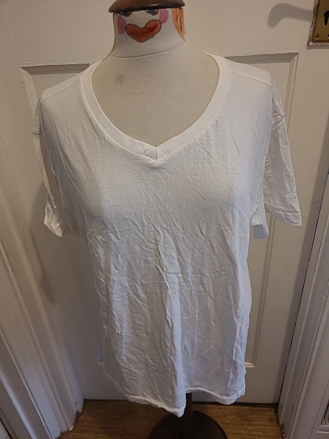 Mens Donnay Size 3XL White Short Sleeved Tshirt