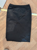 Kaliko 10 Black Midi Skirt Lightweight Straight