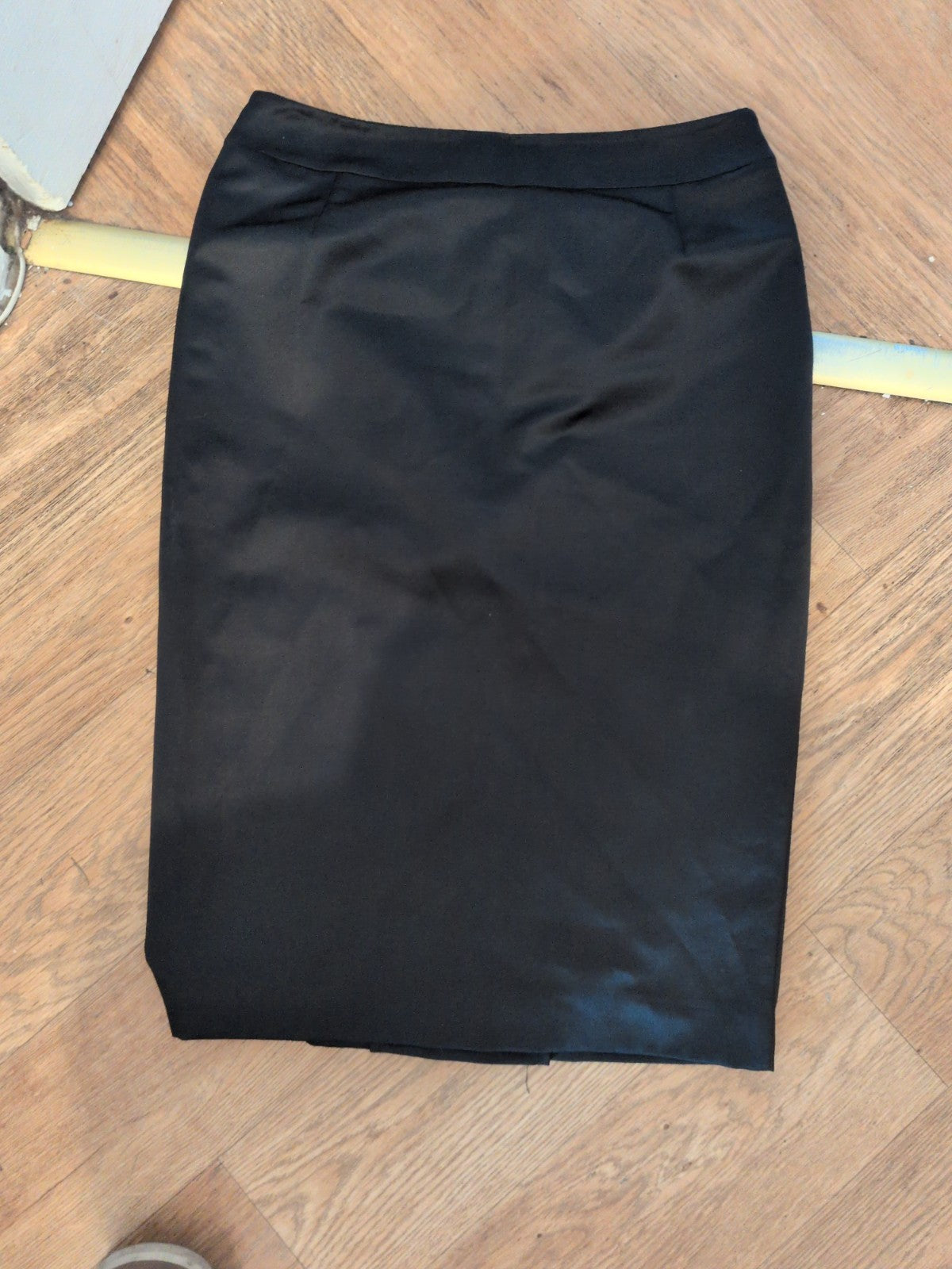 Kaliko 10 Black Midi Skirt Lightweight Straight